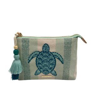 Spartina 449 Carina Multicolor Jute & Cotton Sea Turtle Wristlet